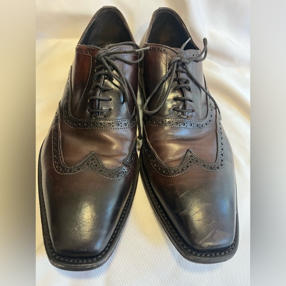 Antonio Maurizi Dark Brown  red Leather Oxfords main image 12